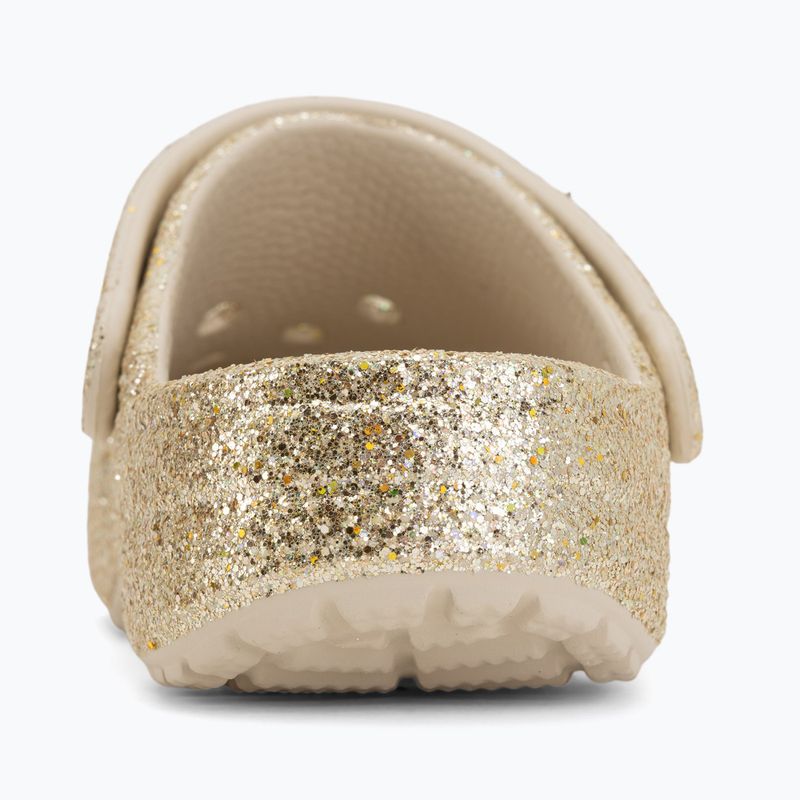 Шльопанці дитячі Crocs Classic Chunky Glitter sandstone 7