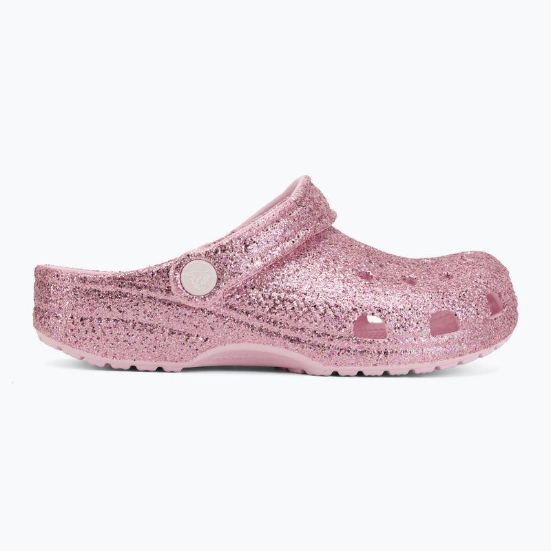 Шльопанці дитячі Crocs Classic Chunky Glitter pink milk 3