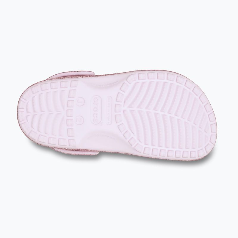 Шльопанці дитячі Crocs Classic Chunky Glitter 211940 pink milk 11