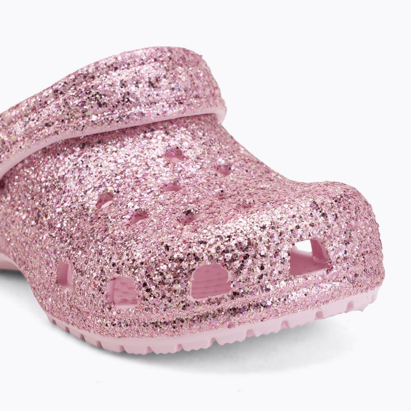 Шльопанці дитячі Crocs Classic Chunky Glitter 211940 pink milk 8