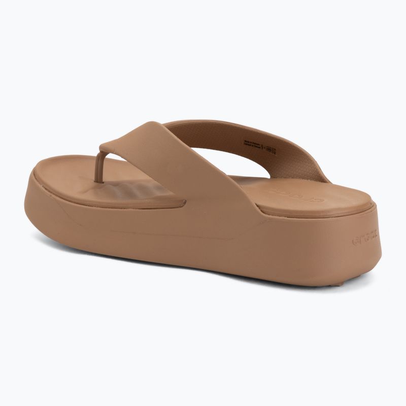 В'єтнамки жіночі Crocs Gateway Platform milk chocolate 3