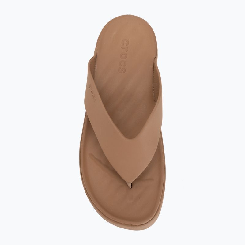 В'єтнамки жіночі Crocs Gateway Platform milk chocolate 5
