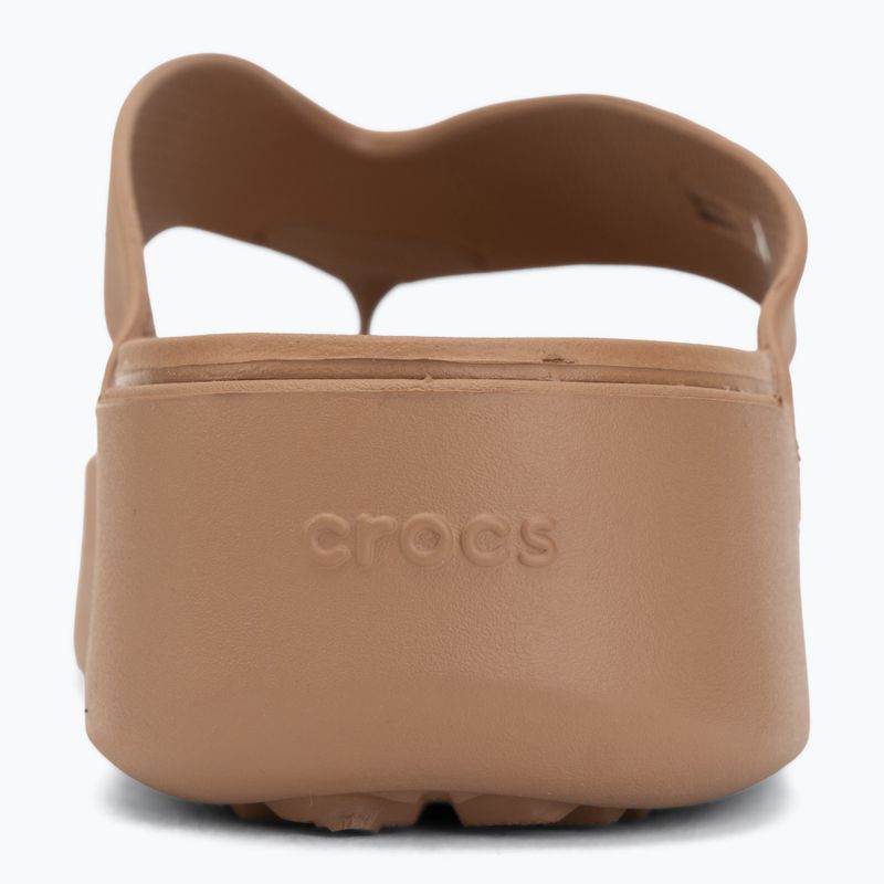 В'єтнамки жіночі Crocs Gateway Platform milk chocolate 6