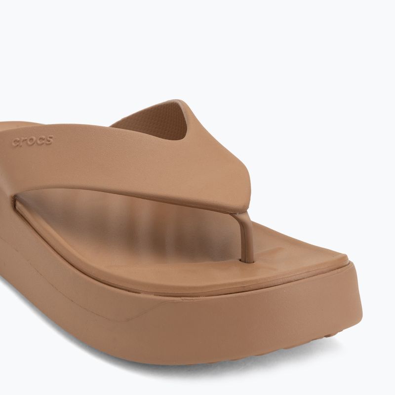 В'єтнамки жіночі Crocs Gateway Platform milk chocolate 7