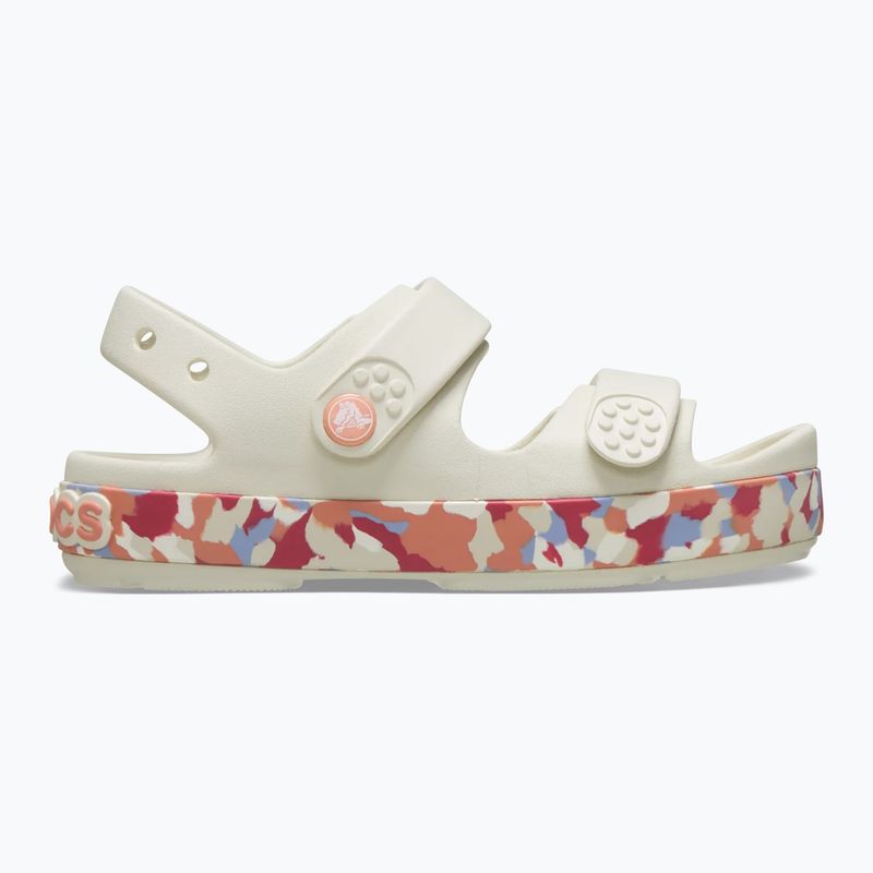 Сандалі дитячі Crocs Crocband Cruiser Glow Confetti Band summit white/guava 2
