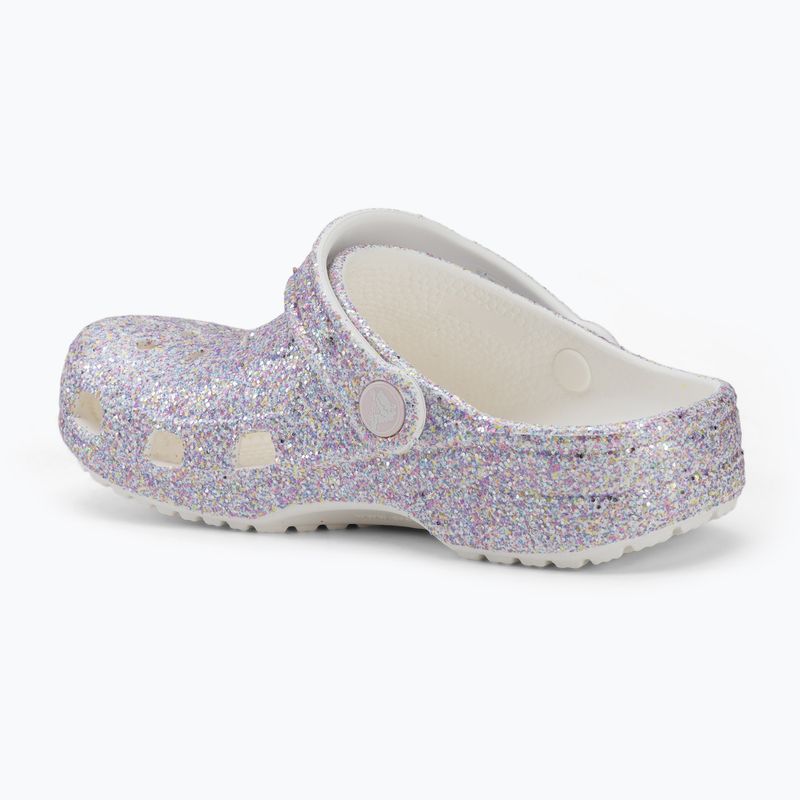Шльопанці дитячі Crocs Classic Fantasy Glitter white 4