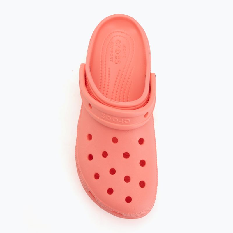 Шльопанці жіночі Crocs Classic Platform Clog guava 6