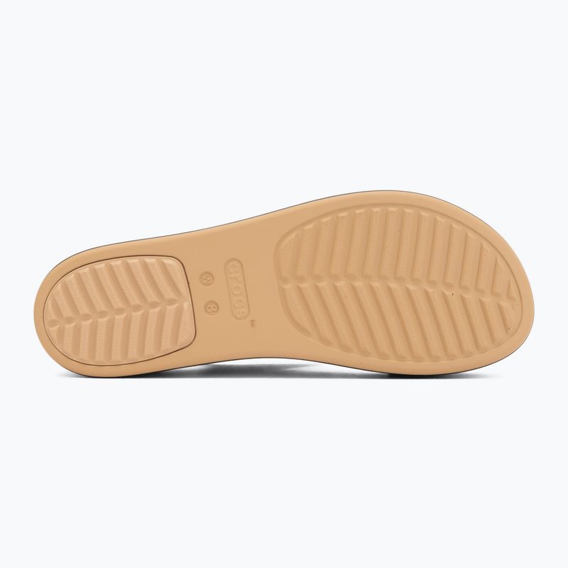 Сандалі жіночі Crocs Brooklyn Matte Wrap Low Wedge black/cashew 4