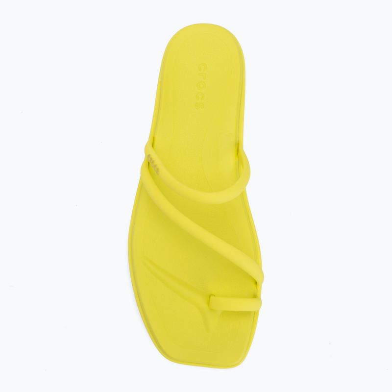 Шльопанці жіночі Crocs Miami Toe Loop Sandal citrus 5