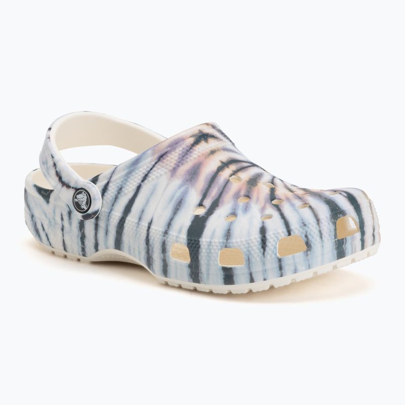 Шльопанці Crocs Classic Tie Dye chalk/multi 2