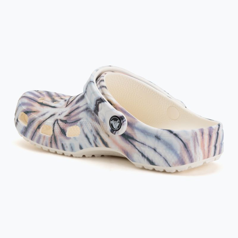 Шльопанці Crocs Classic Tie Dye chalk/multi 4