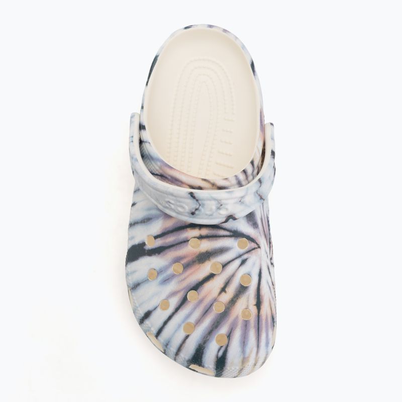 Шльопанці Crocs Classic Tie Dye chalk/multi 6
