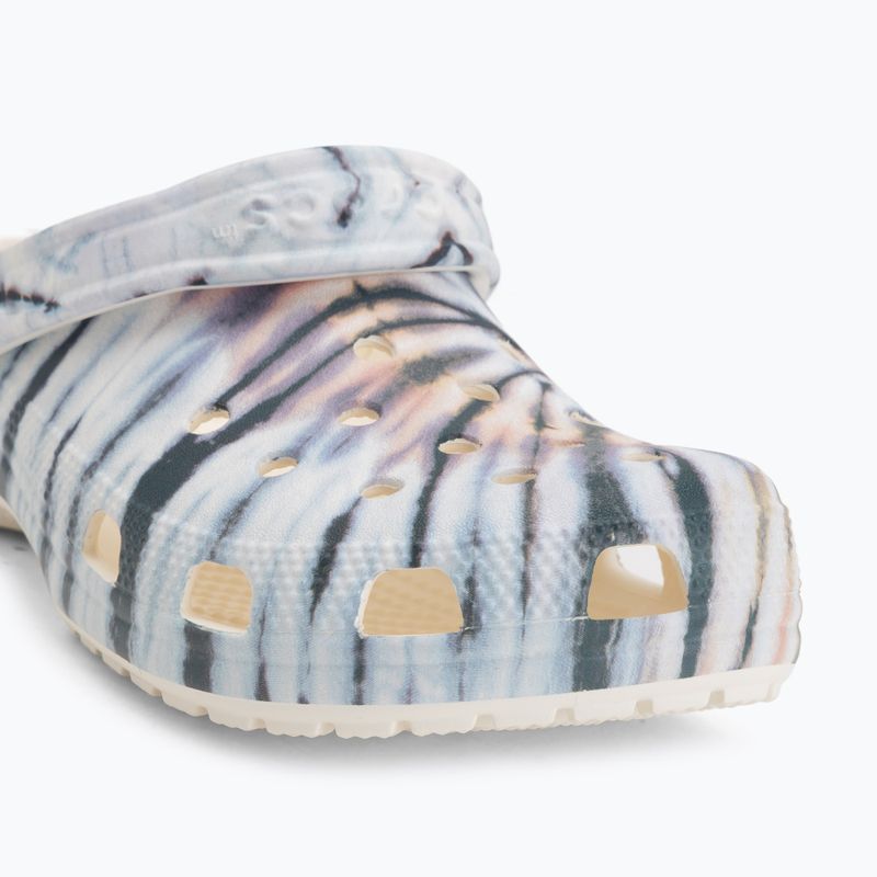 Шльопанці Crocs Classic Tie Dye chalk/multi 8