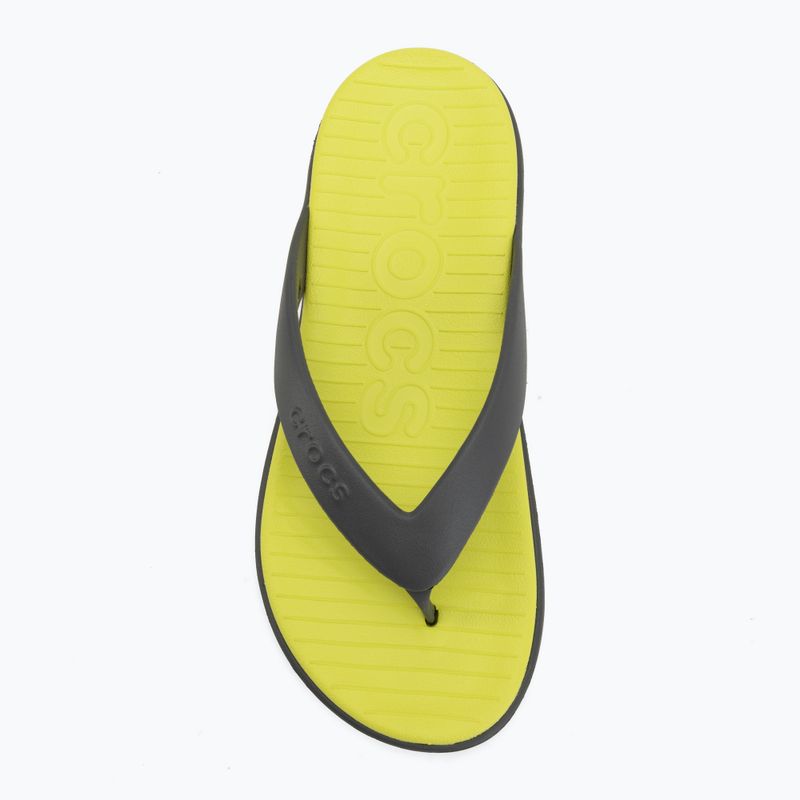 В'єтнамки Crocs Coast Flip slate grey/citrus 5