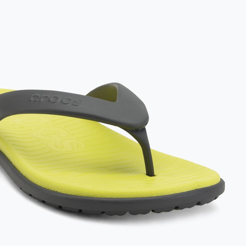 В'єтнамки Crocs Coast Flip slate grey/citrus 7