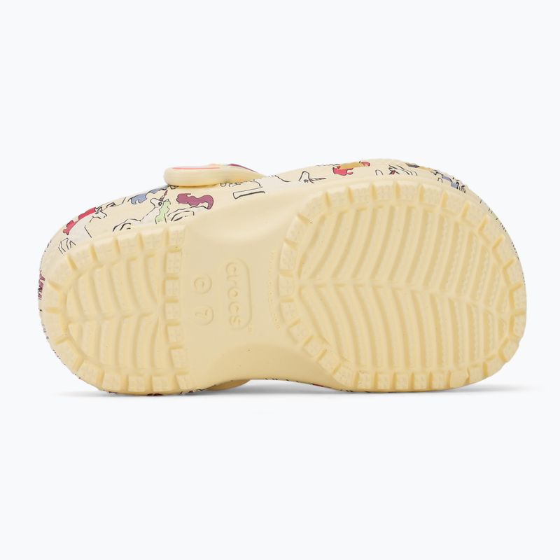 Шльопанці дитячі Crocs Classic Unicorn Graphic yellow light 5
