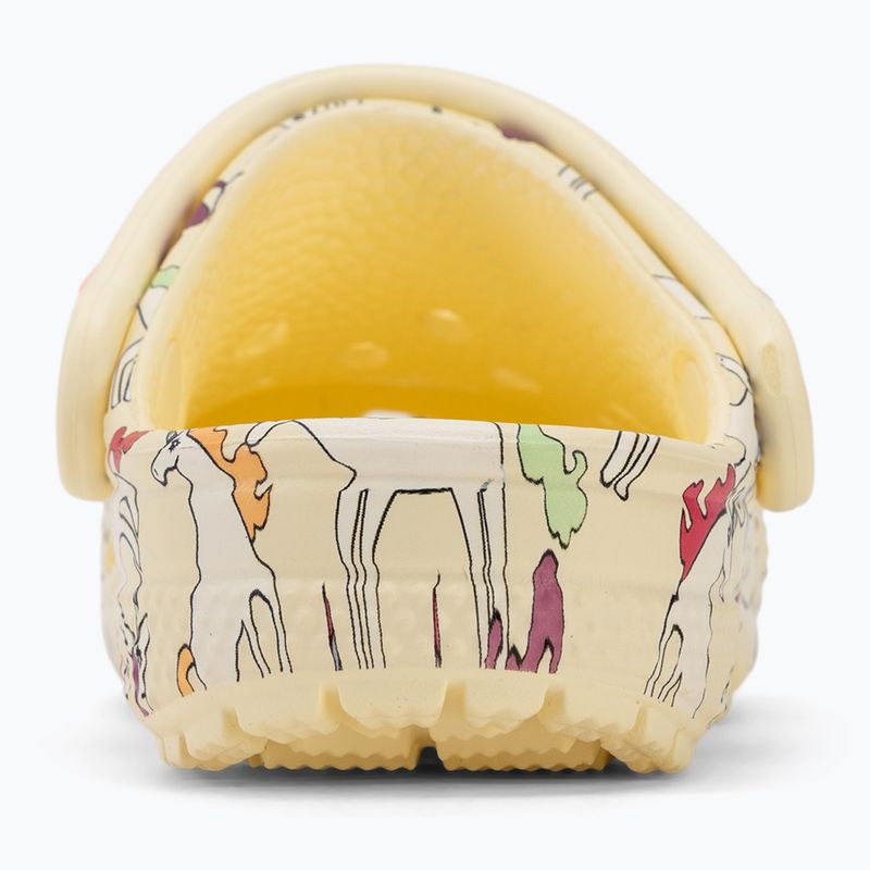 Шльопанці дитячі Crocs Classic Unicorn Graphic yellow light 7