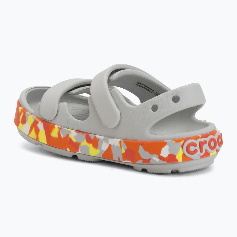 Сандалі дитячі Crocs Crocband Cruiser Glow Confetti Band atmosphere/flame 3