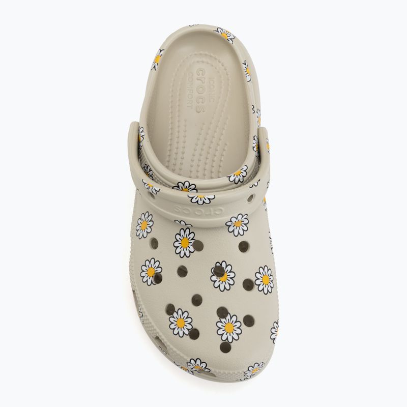 Шльопанці жіночі Crocs Classic Platform Floral meteor 6
