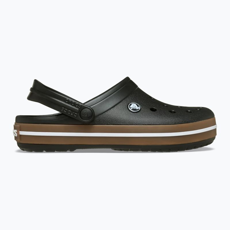 Шльопанці Crocs Crocband Gum black 2