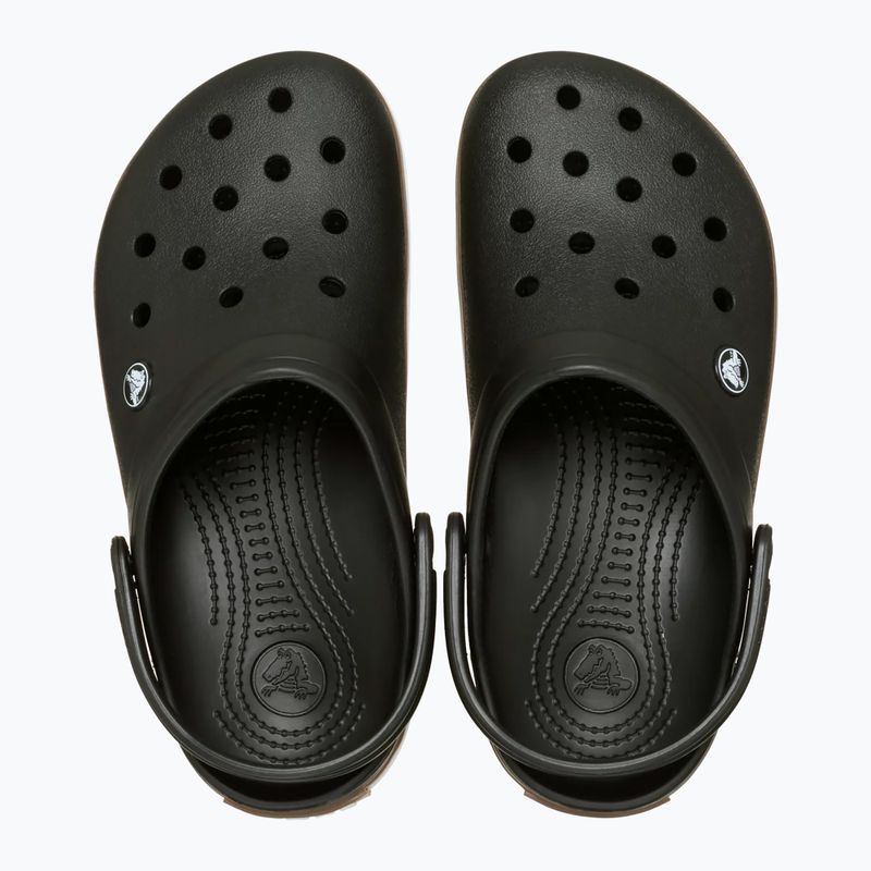 Шльопанці Crocs Crocband Gum black 5