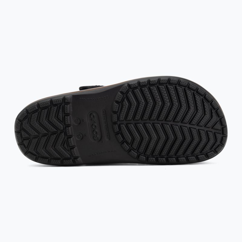 Шльопанці Crocs Crocband Gum black 5