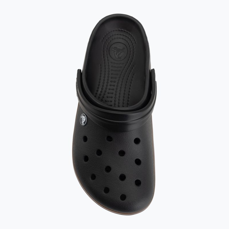 Шльопанці Crocs Crocband Gum black 6