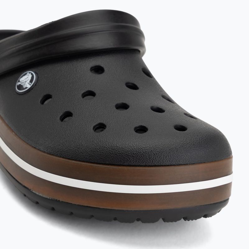 Шльопанці Crocs Crocband Gum black 8