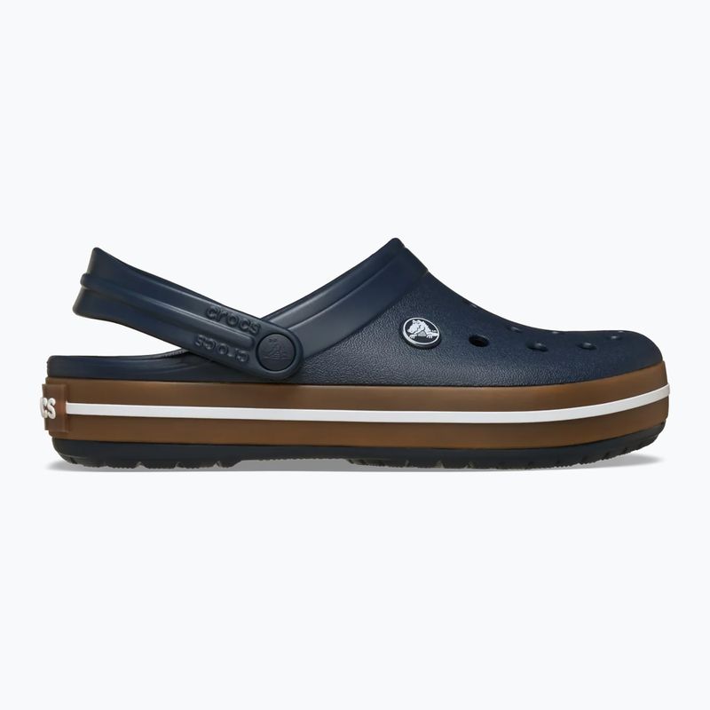 Шльопанці Crocs Crocband Gum navy 2