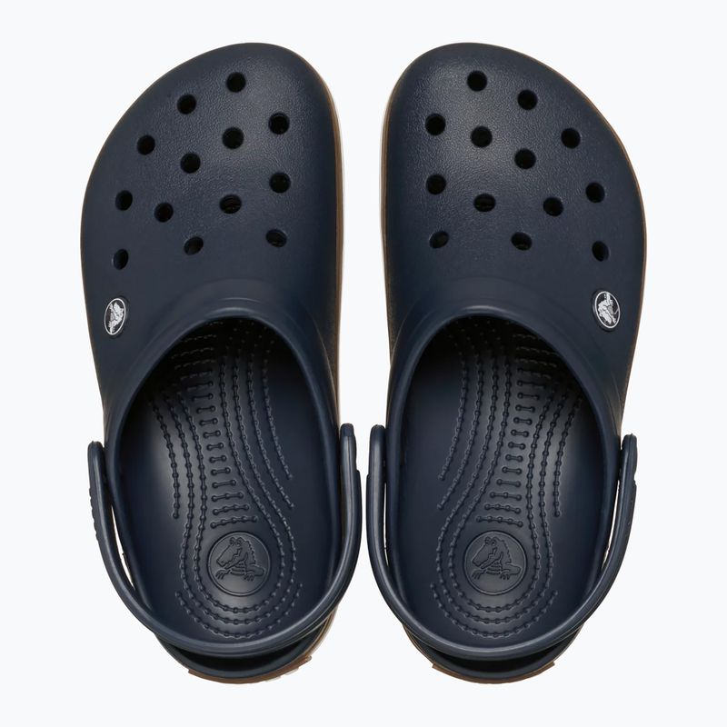 Шльопанці Crocs Crocband Gum navy 5