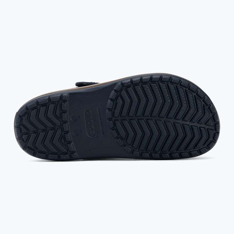 Шльопанці Crocs Crocband Gum navy 5