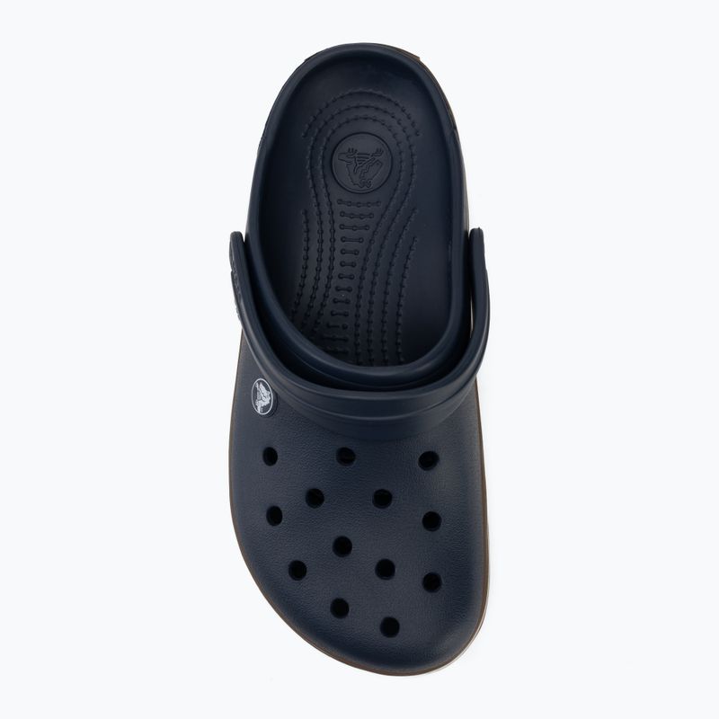 Шльопанці Crocs Crocband Gum navy 6