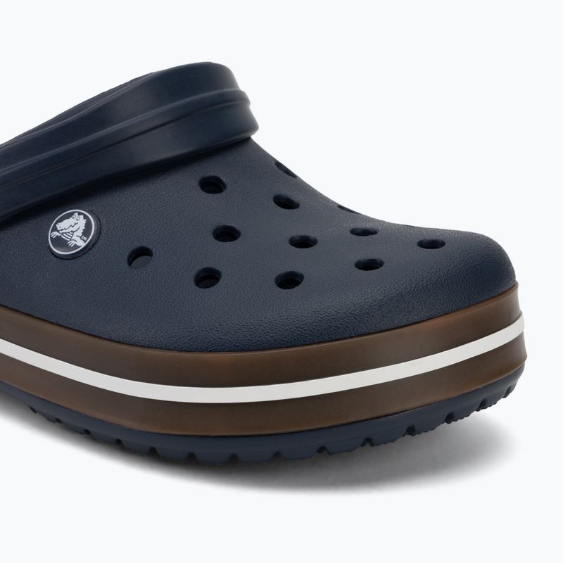 Шльопанці Crocs Crocband Gum navy 8