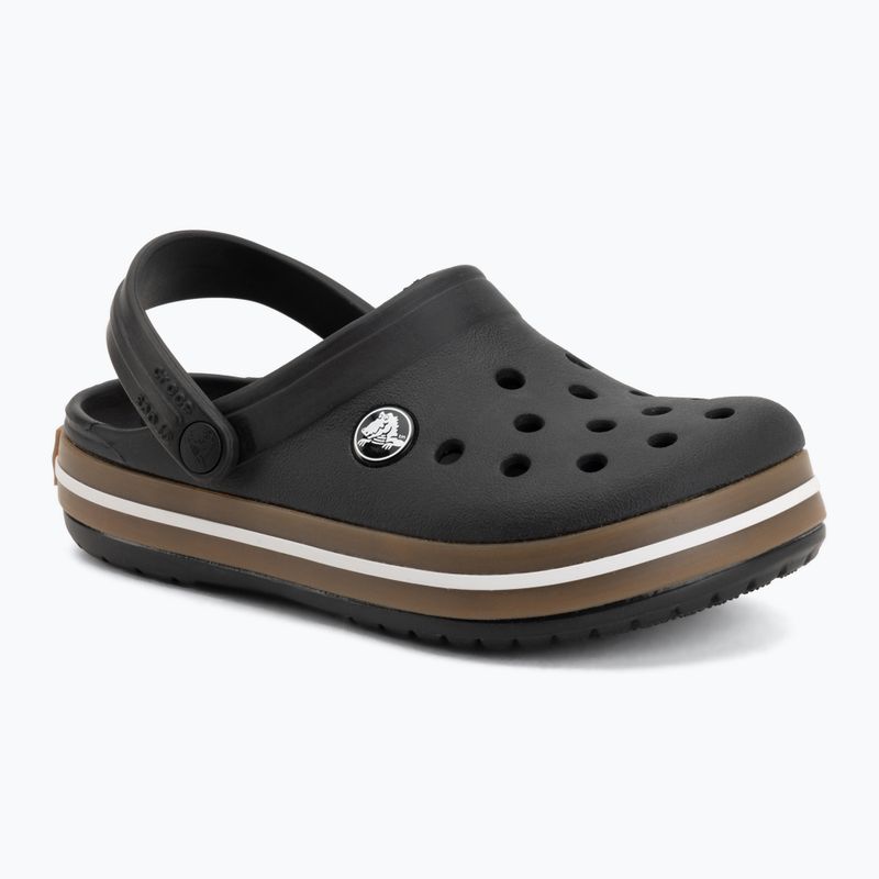 Шльопанці дитячі Crocs Crocband Gum black 2