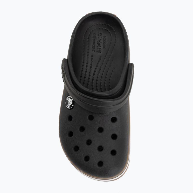 Шльопанці дитячі Crocs Crocband Gum black 6