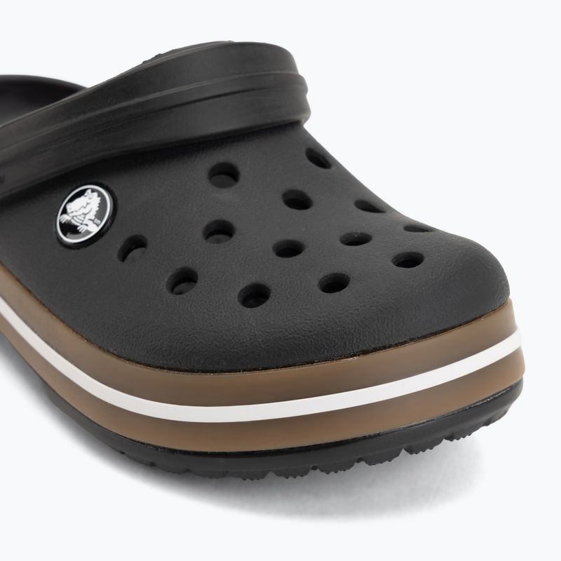 Шльопанці дитячі Crocs Crocband Gum black 8