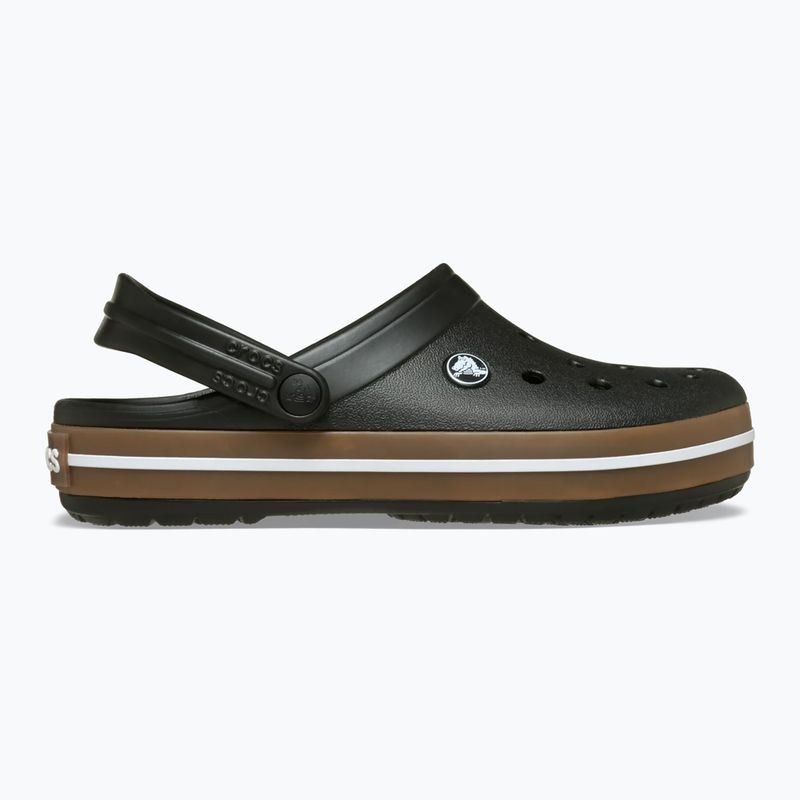 Шльопанці дитячі Crocs Crocband Gum black 2