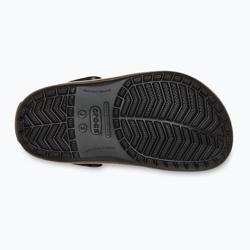 Шльопанці дитячі Crocs Crocband Gum black 4