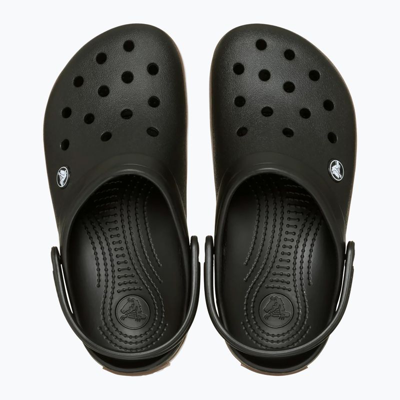 Шльопанці дитячі Crocs Crocband Gum black 5
