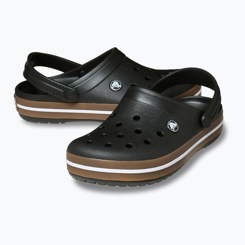 Шльопанці дитячі Crocs Crocband Gum black 6