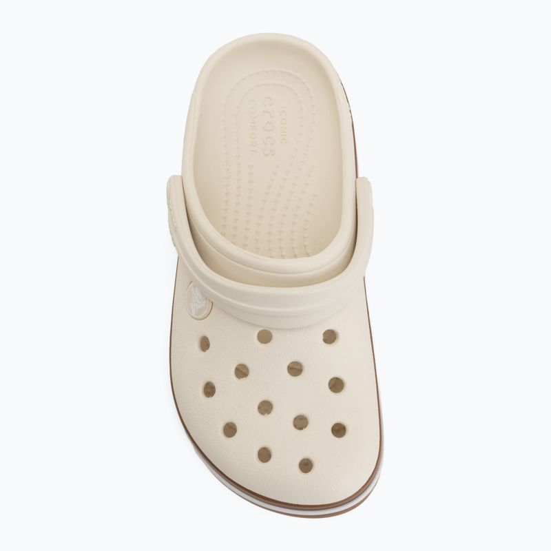 Шльопанці дитячі Crocs Crocband Gum summit white 6