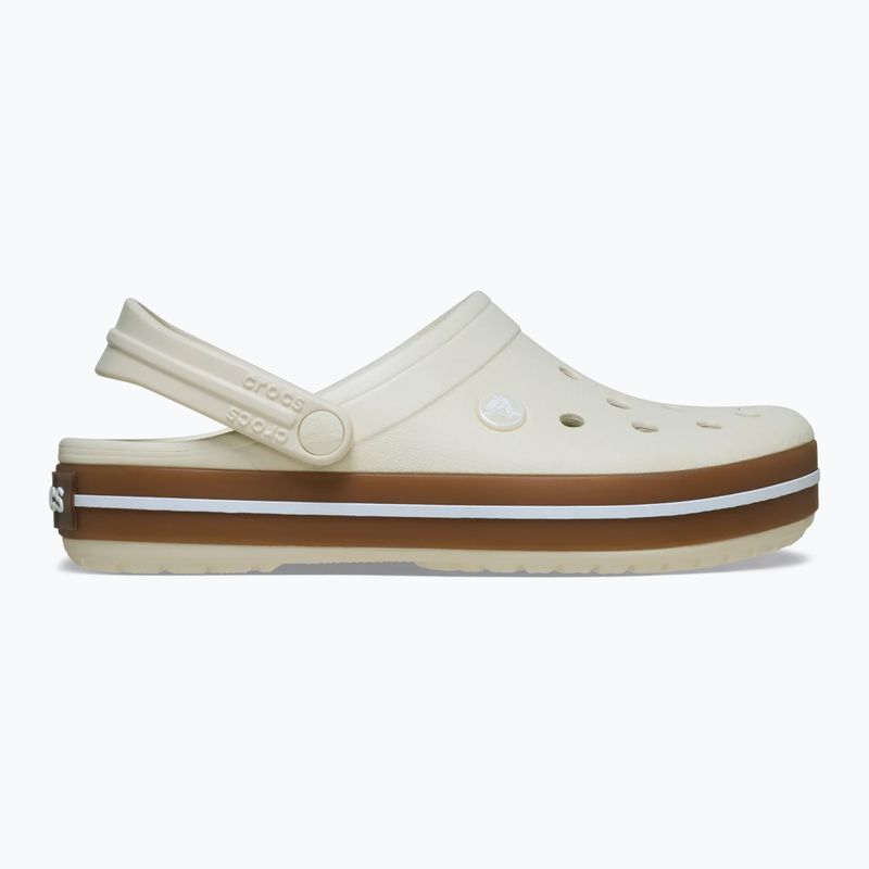 Шльопанці дитячі Crocs Crocband Gum summit white 2