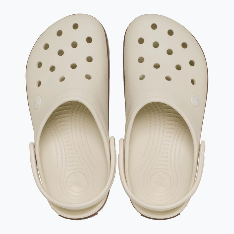 Шльопанці дитячі Crocs Crocband Gum summit white 5