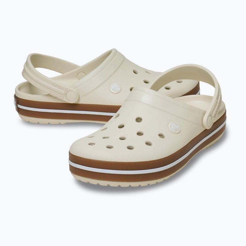 Шльопанці дитячі Crocs Crocband Gum summit white 6