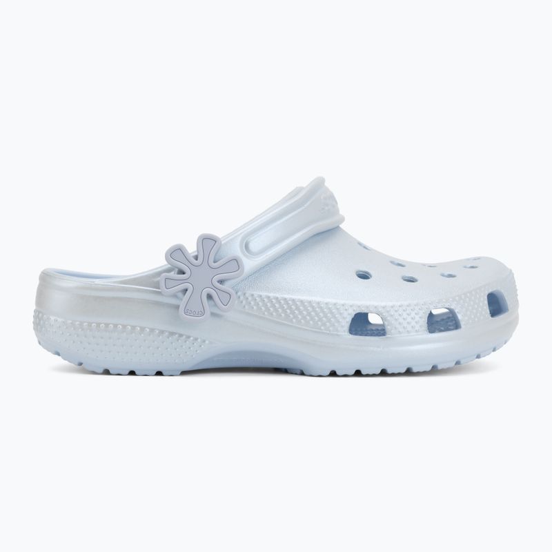 Шльопанці дитячі Crocs Classic Pearl Shine blue frost 3