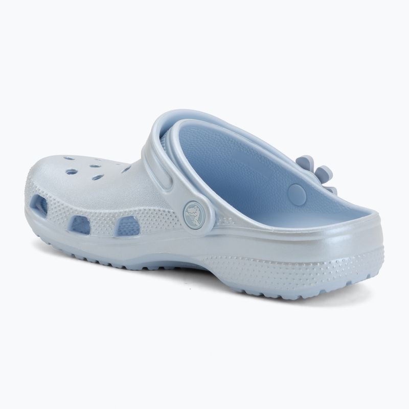 Шльопанці дитячі Crocs Classic Pearl Shine blue frost 4