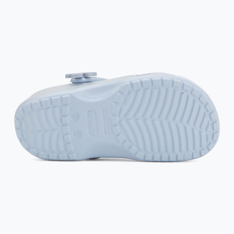 Шльопанці дитячі Crocs Classic Pearl Shine blue frost 5