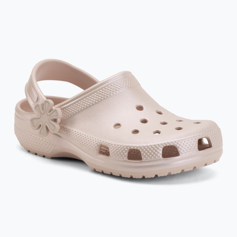 Шльопанці дитячі Crocs Classic Pearl Shine quartz 2