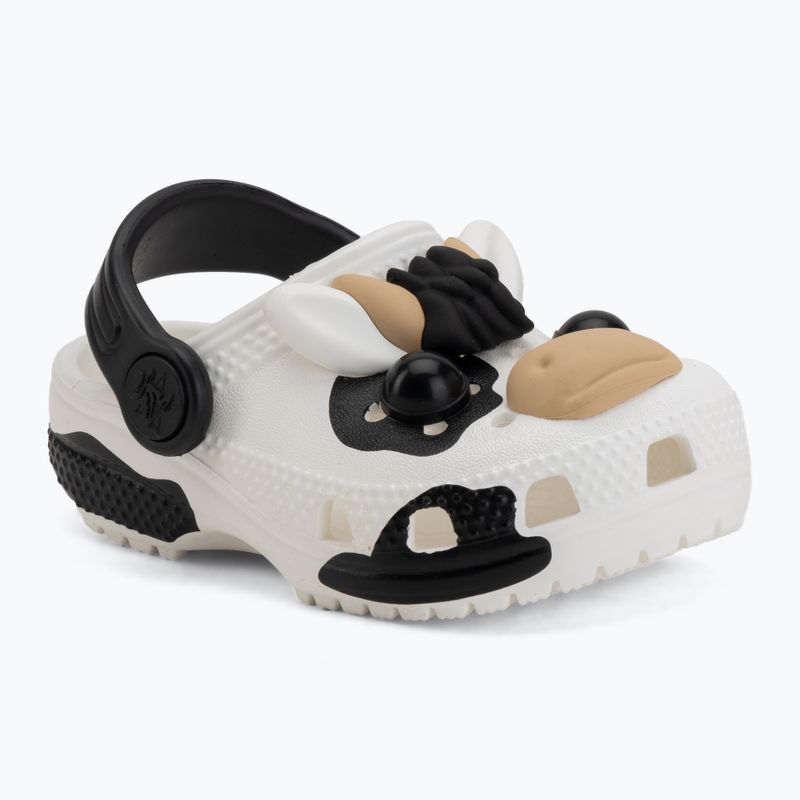 Шльопанці дитячі Crocs Classic I Am Cow Glow 2