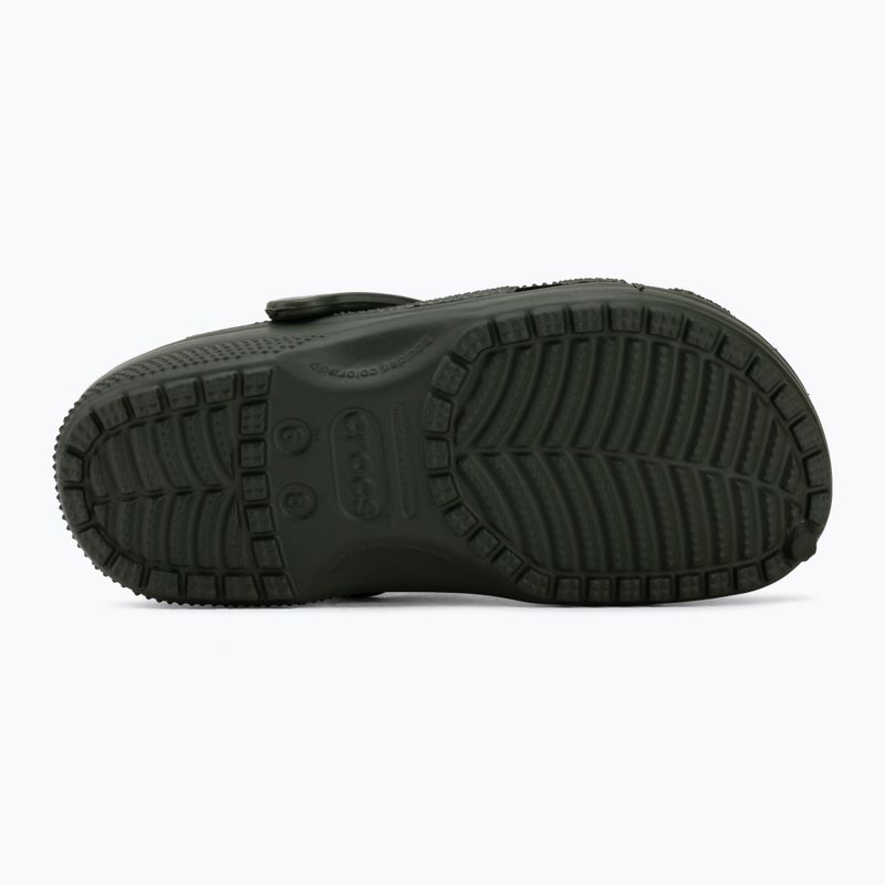 Шльопанці Crocs Classic army green 5